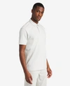 Kenneth Cole Men's Performance Button Polo In Medium Grey