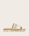 Gentle Souls Lavern Lite Thong Braided Sandal In Ice