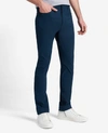 Kenneth Cole Mens Water Resistant Stretch Straight Leg Pants In Navy