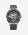 KENNETH COLE AUTOMATIC SKELETON SPORT SILICONE STRAP WATCH