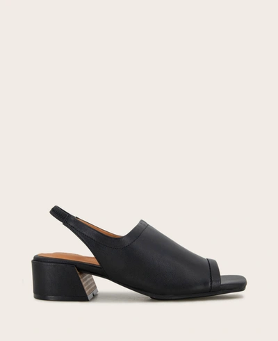 Gentle Souls Penny Block Heel Slingback Sandal In Black