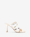 Kenneth Cole Women's Blanche Slip On High Heel Sandals In Multi Gold