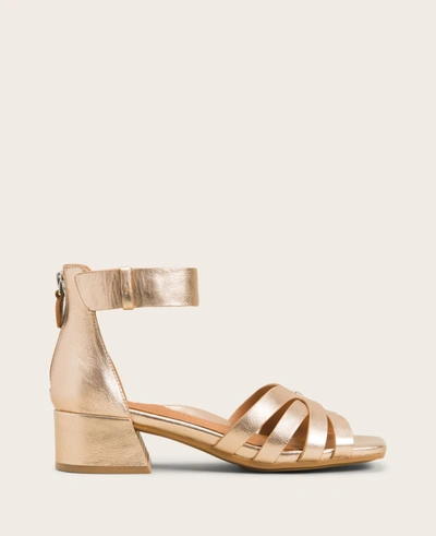 Gentle Souls By Kenneth Cole Break My Park Leather Sandal In Rose Gold