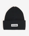 Kenneth Cole Site Exclusive! F Normal Beanie Hat In Black
