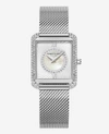 KENNETH COLE AUTOMATIC CRYSTAL-EMBELLISHED WATER RESISTANT MESH STRAP WATCH