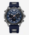 REACTION KENNETH COLE ANALOG + DIGITAL WATER RESISTANT SILICONE STRAP WATCH