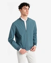 Kenneth Cole Water-resistant Bomber Jacket In Blue