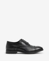 KENNETH COLE FUTUREPOD LEATHER LACE-UP OXFORD SHOE WITH MEDALLION CAP TOE