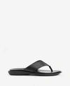 KENNETH COLE SAND LEATHER THONG SANDAL