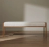 Boll & Branch Organic The Upholstered Tufted Bench