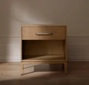 BOLL & BRANCH ORGANIC SINGLE DRAWER WOOD NIGHTSTAND