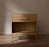 BOLL & BRANCH ORGANIC SINGLE DRAWER WOOD NIGHTSTAND