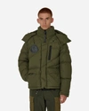Moncler Genius Pharrell Williams Chestnut Down Jacket In Green