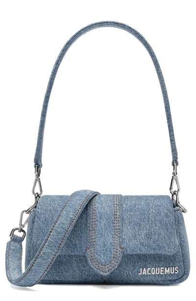 Jacquemus Le Petit Bambimou Denim Satchel In Blue 330