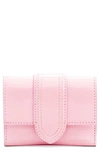 Jacquemus Le Compact Bambino Wallet In Pale Pink