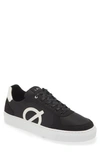 Loci Black Seven Low Top Sneakers In Black/ White/ White