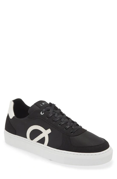 Loci Black Seven Low Top Sneakers In Blk/white