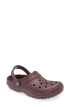 Crocs Classic Lined Clog In Cherry Red