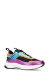 Kurt Geiger Women's Kensington Low Top Sneakers In Open Grey/pink Multi