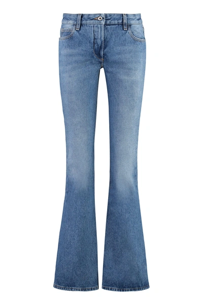 Off-white High-rise Flared Jeans In Default Title