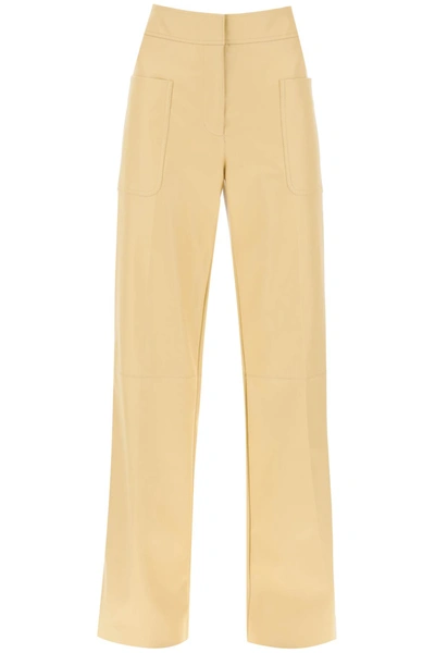 Stella Mccartney Alter Mat Wide-leg Trousers In Beige