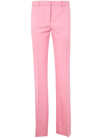 Versace Informal Trouser Responsible Wool Tailoring Fabric In Pastel Pink