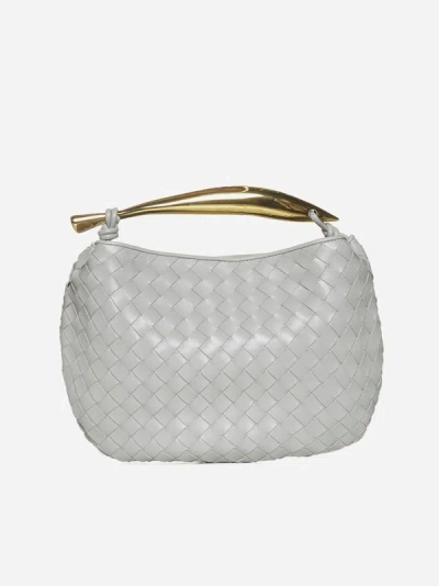 Bottega Veneta Sardine Intrecciato Leather Bag In Agate Grey Muse