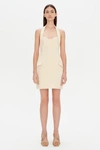 Jonathan Simkhai Magdalena Dress In Eggshell