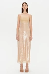 Simkhai Valentina Dress In Ginger Root