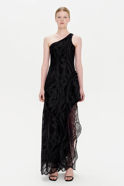 Jonathan Simkhai Agatha Gown In Black