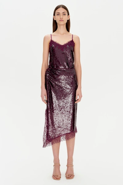 Jonathan Simkhai Amrita Skirt In Mangosteen