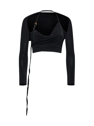 Jacquemus Top In Black