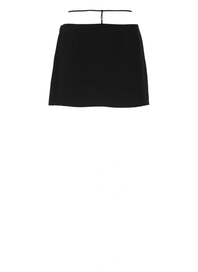 Dsquared2 Strap-detail Mini Skirt In Black