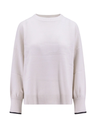 Brunello Cucinelli Sweater In White
