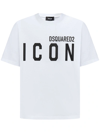 Dsquared2 Icon Forever Easy T-shirt In White