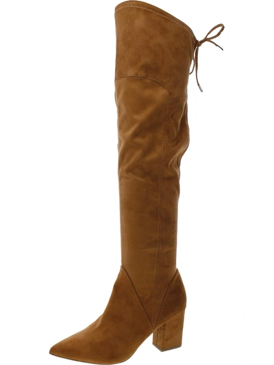 Marc Fisher Reda Womens Faux Suede Cold Weather Over-the-knee Boots In Multi