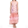 Loveshackfancy Sicilia Dress In Pink Sand In Pink