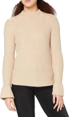SCOTCH & SODA COSY PULLOVER KNIT TOP IN NATURAL