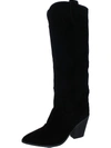 AQUA COLLEGE WINNIE WOMENS SUEDE POINTED TOE OVER-THE-KNEE BOOTS