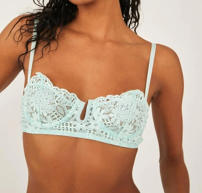 Free People Made You Look Balconette Bra In Artic Ice In Multi