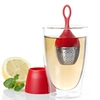 Ad Hoc Floatea Floating Tea Infuser With Stand In Red