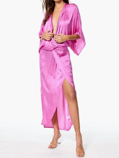 Young Fabulous & Broke Siren Maxi Dress In Tropic Pink In Multi