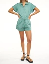 Pistola Meg Zip Romper In Blue