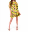 EMILY MCCARTHY LOLA DRESS - PEEKABOO IN MULTI