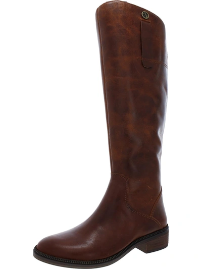 Franco Sarto L-julie Womens Tall Casual Mid-calf Boots In Brown