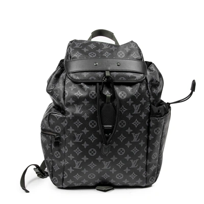 Pre-owned Louis Vuitton Trekking Backpack In Black