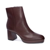 Chinese Laundry Dodger Smoosh Bootie In Brown