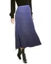 Nanette Lepore Ombré Sweater Knit Maxi Skirt In Blue