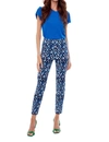 Up Slim Ankle Pant Tummy Control In Chex In Multi