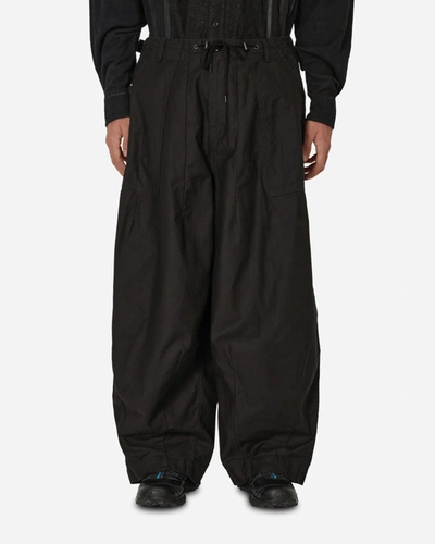 Needles H.d. Trousers Fatigue In Black